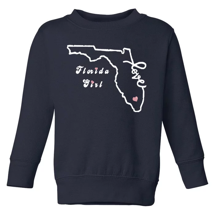 Florida Girl Toddler Sweatshirt