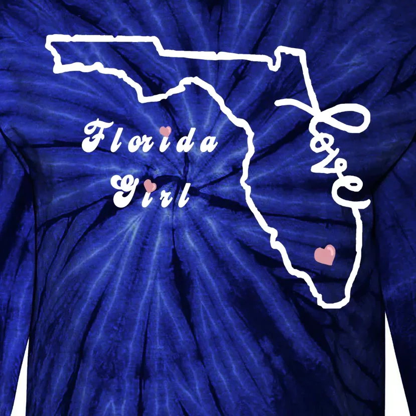 Florida Girl Tie-Dye Long Sleeve Shirt