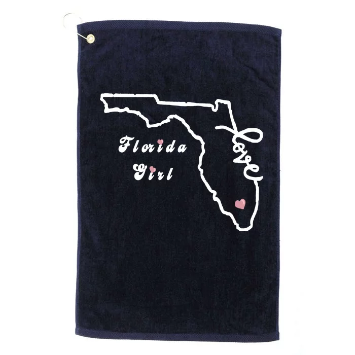 Florida Girl Platinum Collection Golf Towel