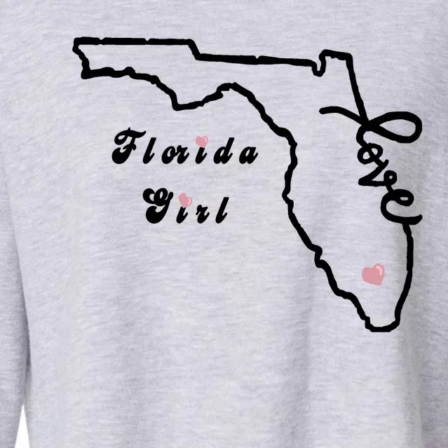 Florida Girl Cropped Pullover Crew