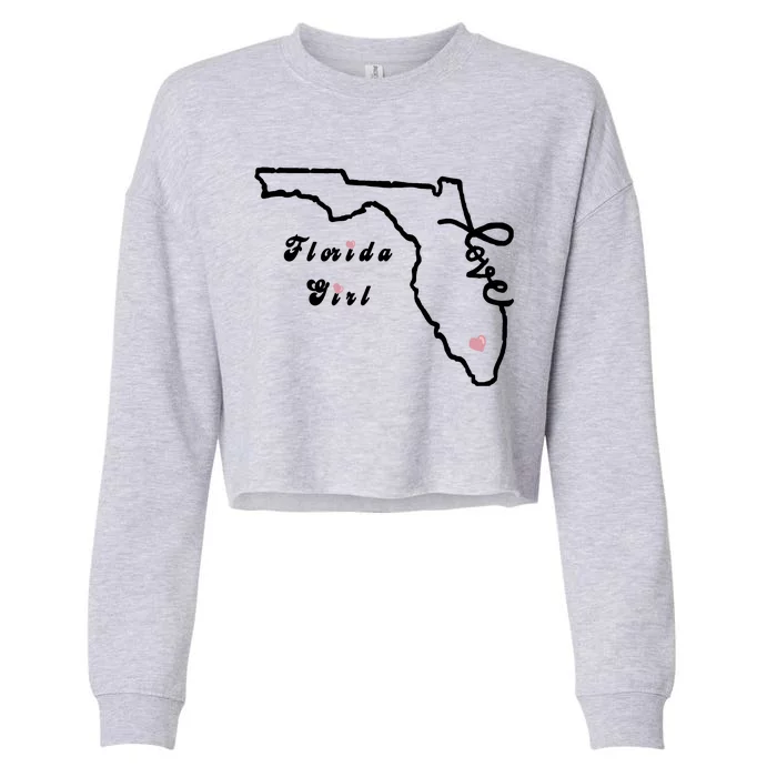 Florida Girl Cropped Pullover Crew