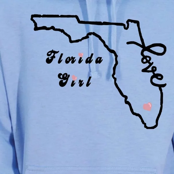 Florida Girl Unisex Surf Hoodie