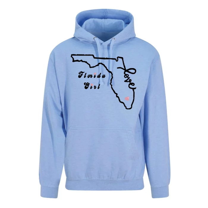 Florida Girl Unisex Surf Hoodie