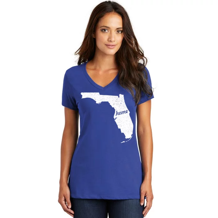 Florida Home State Women's V-Neck T-Shirt