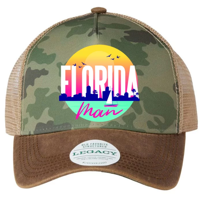 Florida Man Legacy Tie Dye Trucker Hat