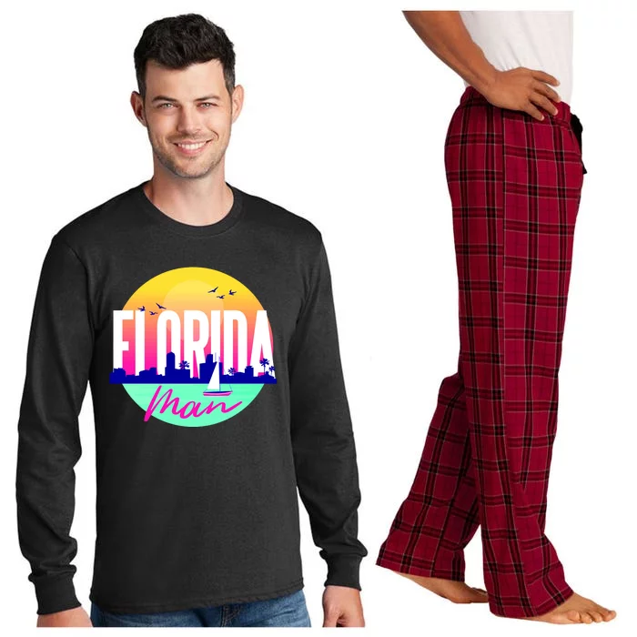 Florida Man Long Sleeve Pajama Set