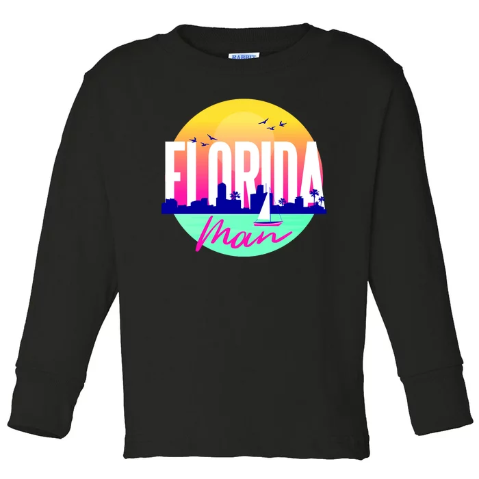 Florida Man Toddler Long Sleeve Shirt