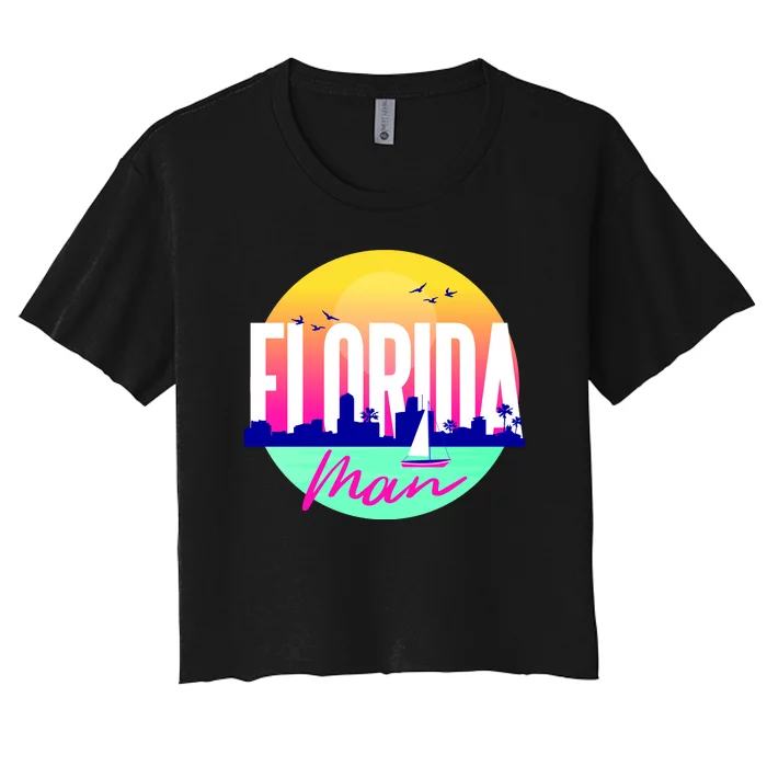 Florida Man Women's Crop Top Tee