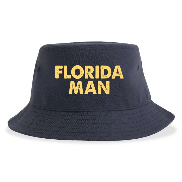 Florida Man Meme Sustainable Bucket Hat