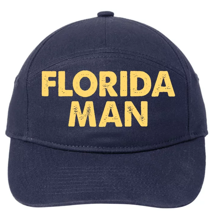 Florida Man Meme 7-Panel Snapback Hat