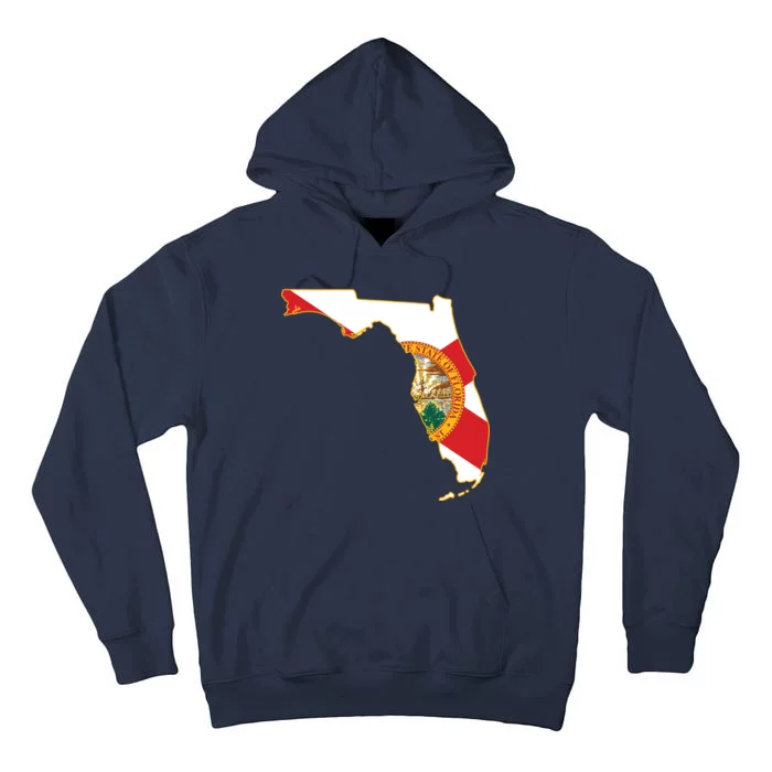 Florida Map State Flag Tall Hoodie