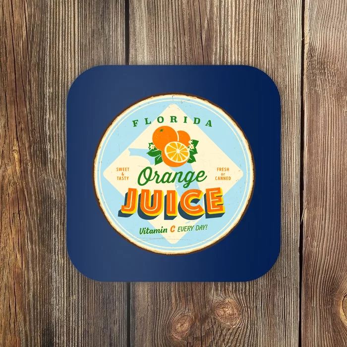 Florida Orange Juice Vitamin C Everyday Coaster