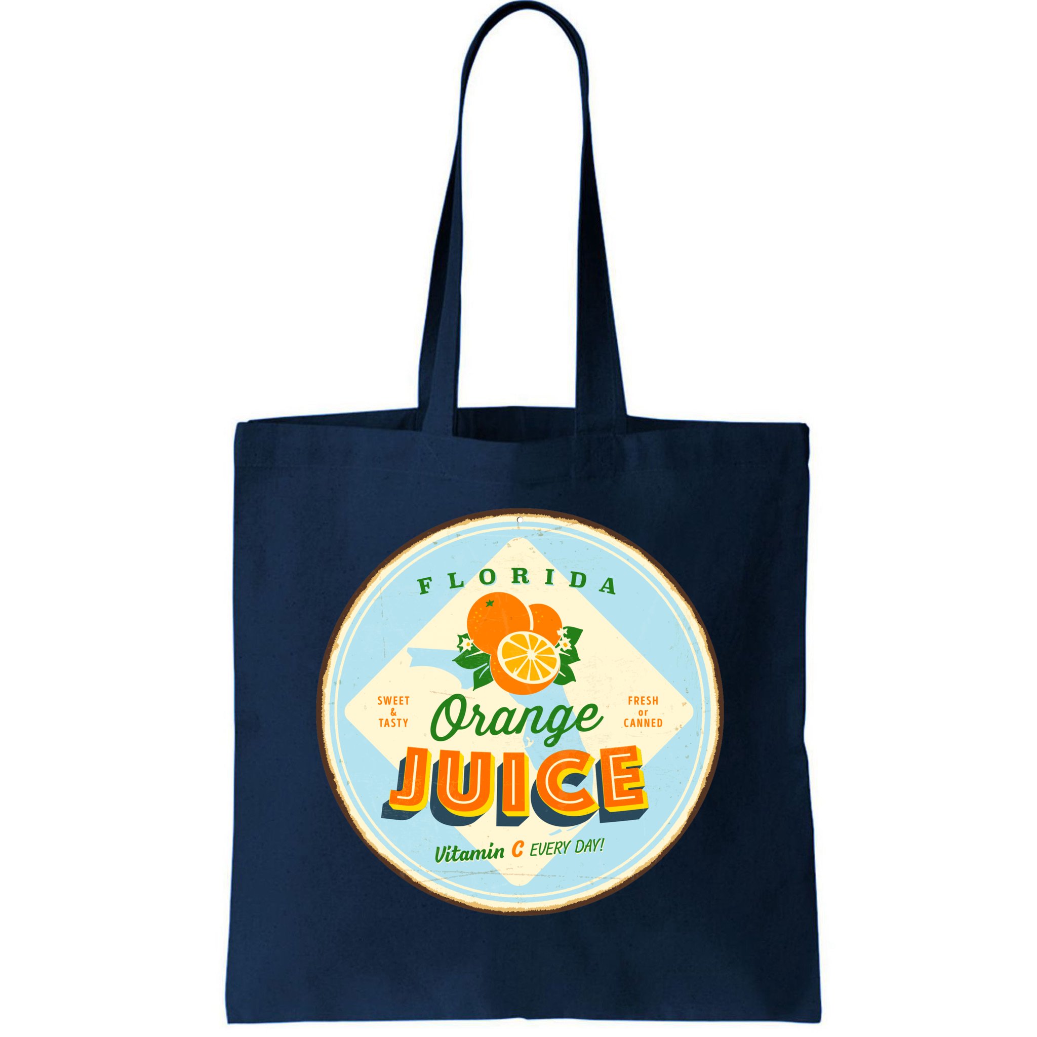 Florida Orange Juice Vitamin C Everyday Tote Bag | TeeShirtPalace