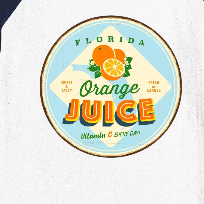 Florida Orange Juice Vitamin C Everyday Baseball Sleeve Shirt