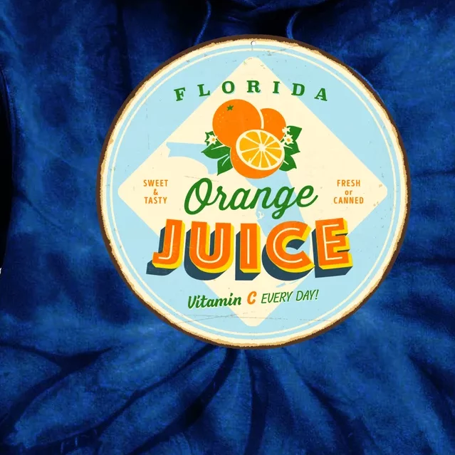 Florida Orange Juice Vitamin C Everyday Tie Dye Hoodie