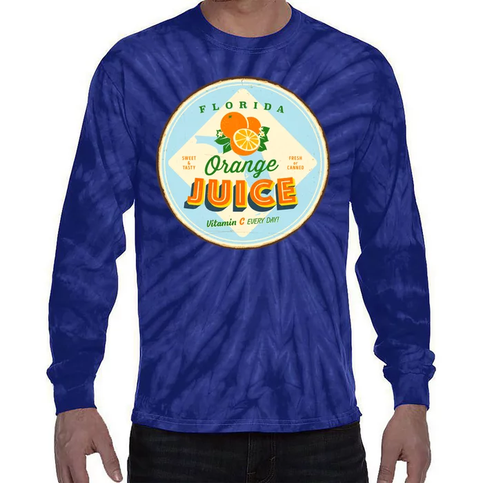 Florida Orange Juice Vitamin C Everyday Tie-Dye Long Sleeve Shirt