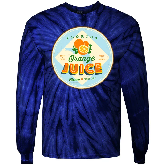 Florida Orange Juice Vitamin C Everyday Tie-Dye Long Sleeve Shirt