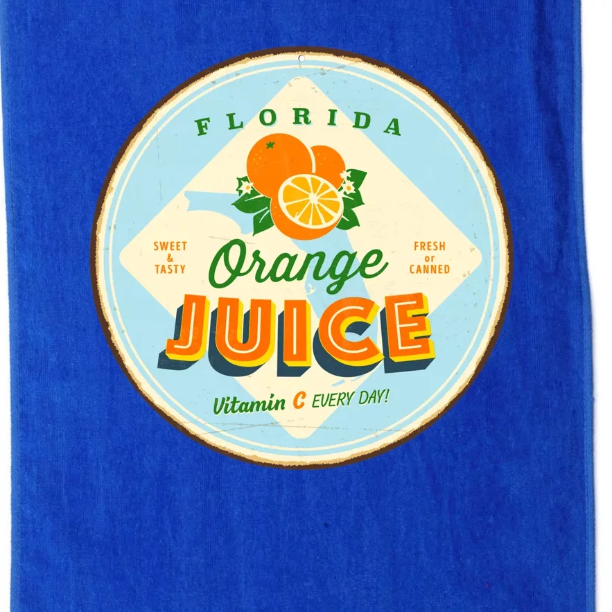 Florida Orange Juice Vitamin C Everyday Platinum Collection Golf Towel