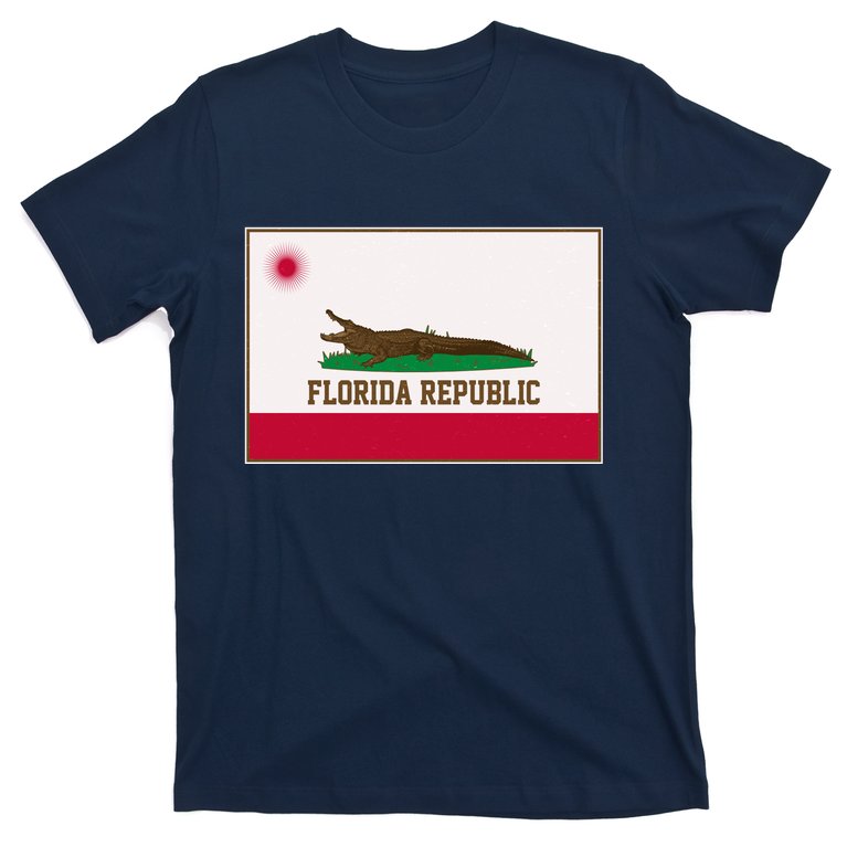Florida Republic Vintage Alligator Flag T-Shirt
