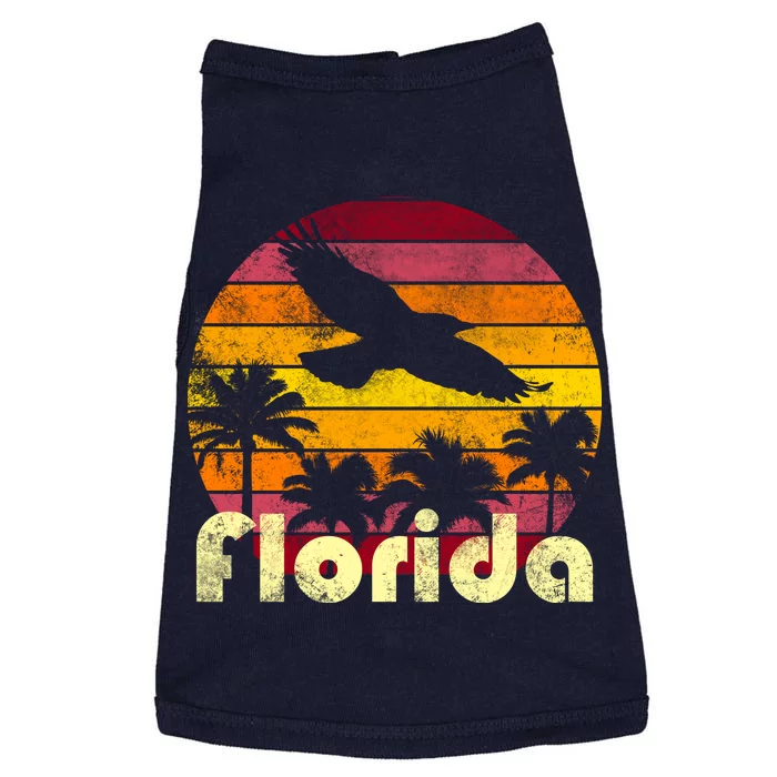 Florida Retro Sunset Doggie Tank