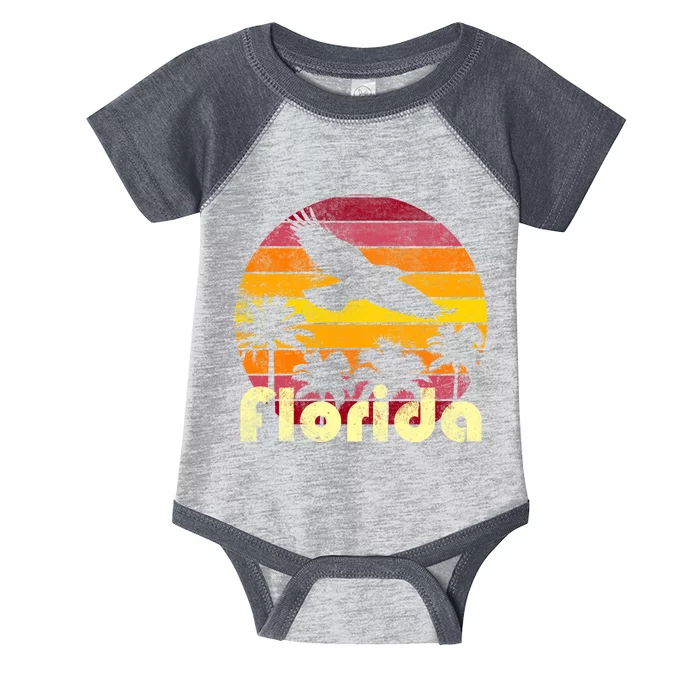 Florida Retro Sunset Infant Baby Jersey Bodysuit