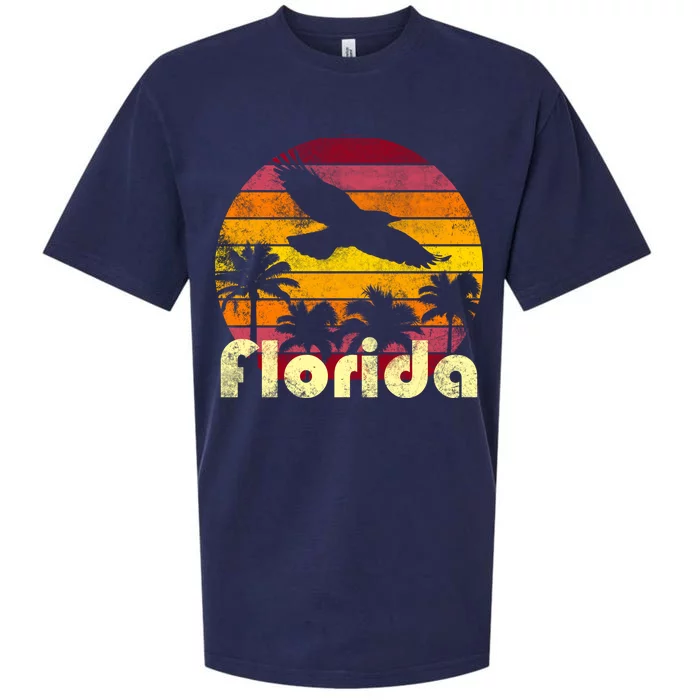 Florida Retro Sunset Sueded Cloud Jersey T-Shirt