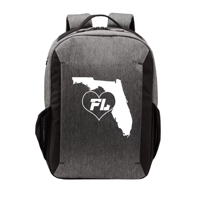 Florida State FL Heart Vector Backpack