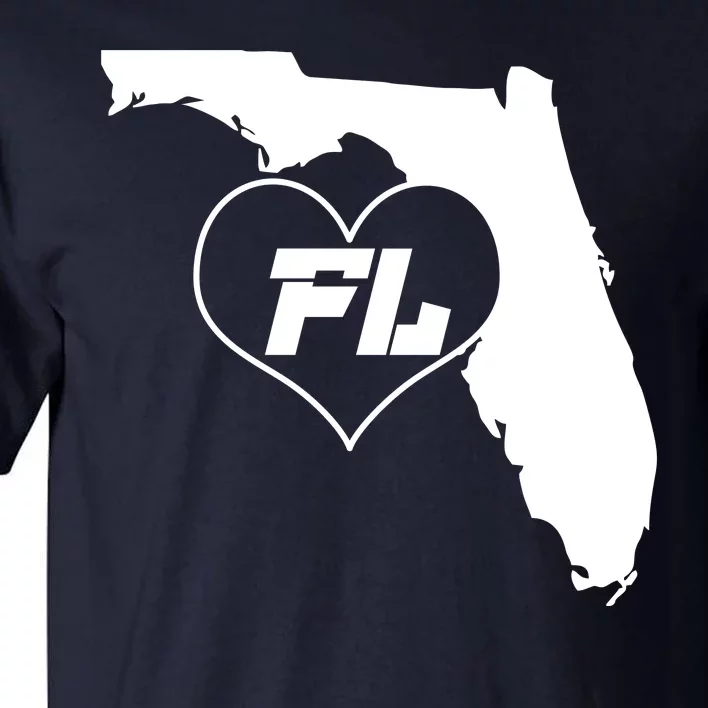 Florida State FL Heart Tall T-Shirt