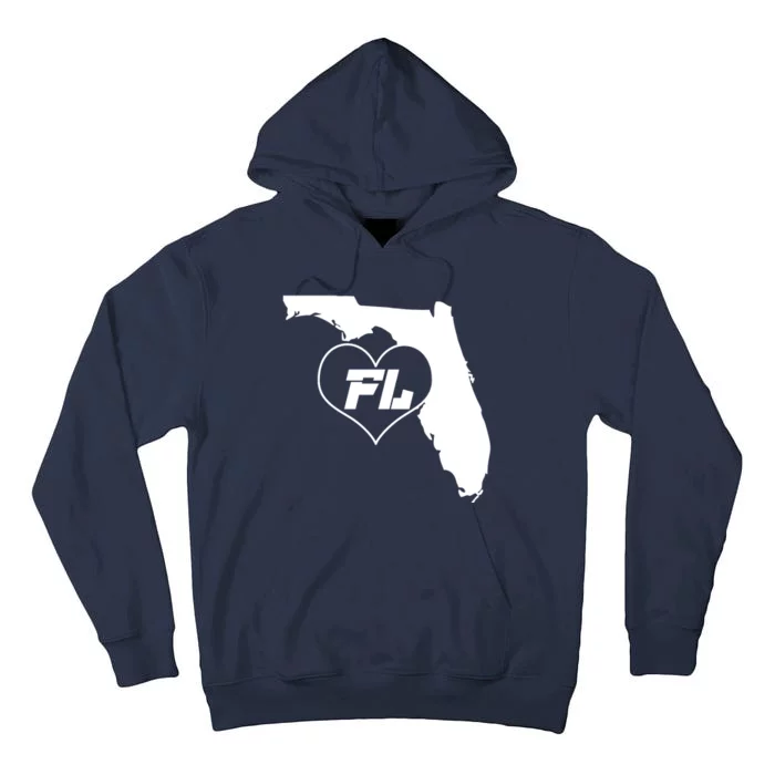 Florida State FL Heart Tall Hoodie