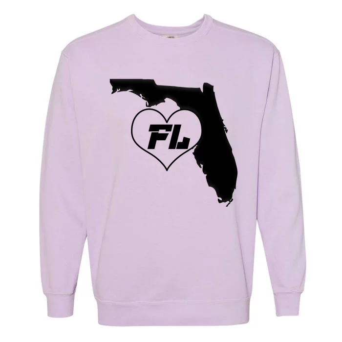 Florida State FL Heart Garment-Dyed Sweatshirt