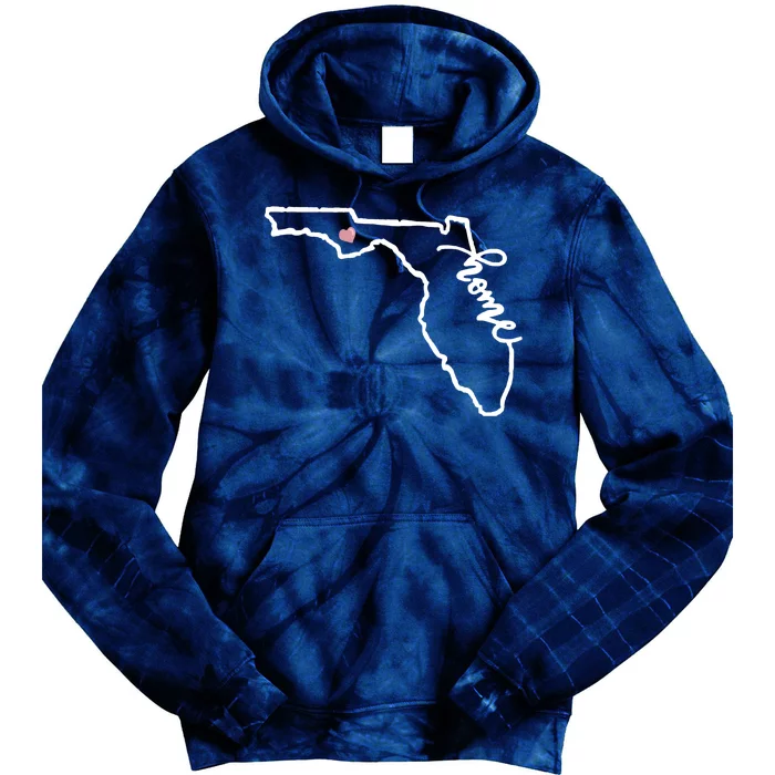 Florida State Home Heart Tie Dye Hoodie