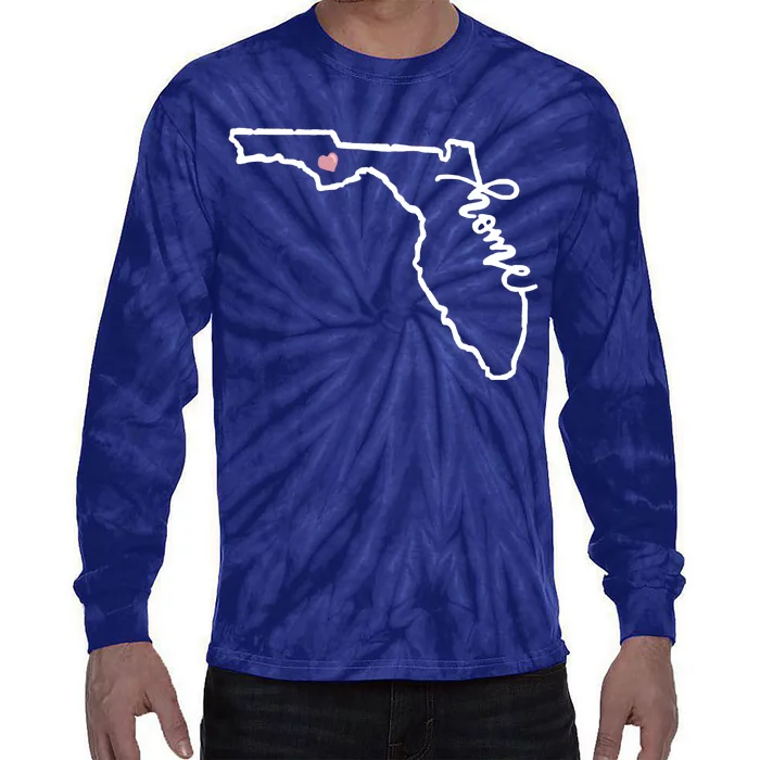 Florida State Home Heart Tie-Dye Long Sleeve Shirt