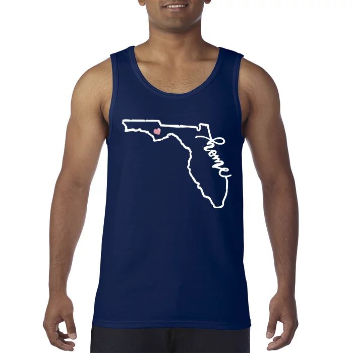 Florida State Home Heart Tank Top