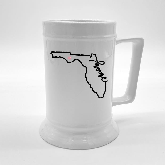 Florida State Home Heart Front & Back Beer Stein