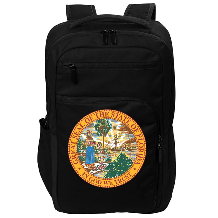 Florida State Seal Impact Tech Backpack