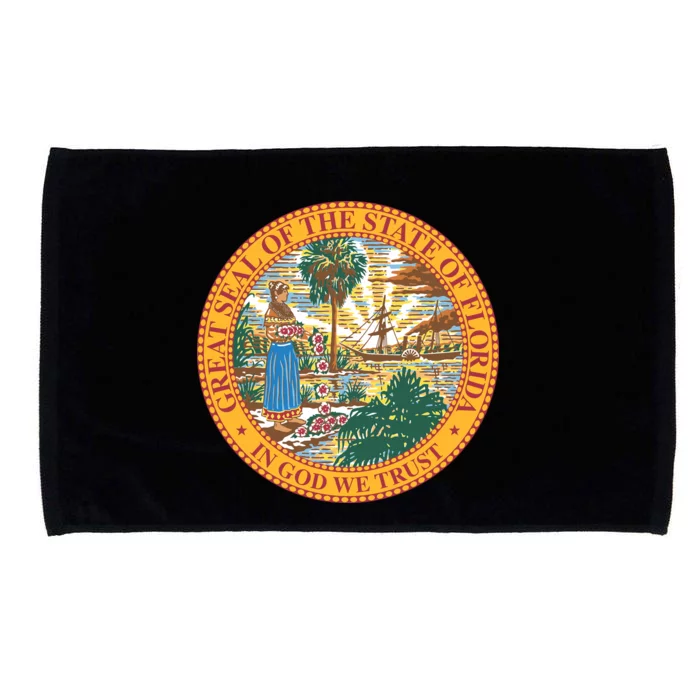 Florida State Seal Microfiber Hand Towel