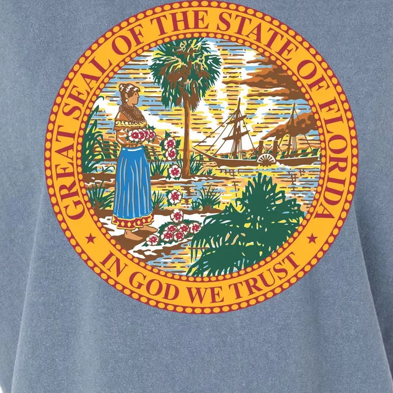 Florida State Seal Garment-Dyed Women's Muscle Tee