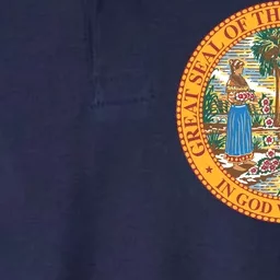 Florida State Seal Softstyle Adult Sport Polo