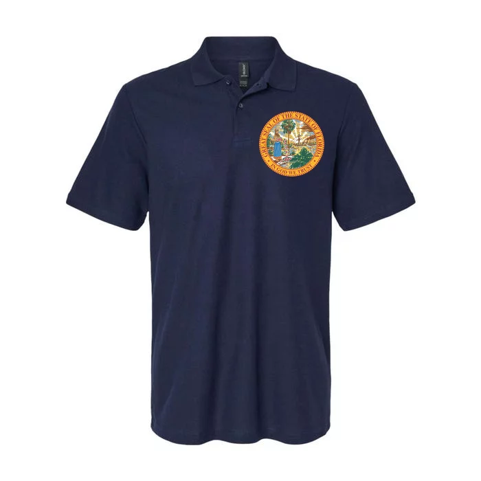 Florida State Seal Softstyle Adult Sport Polo