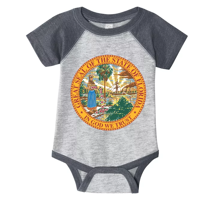 Florida State Seal Infant Baby Jersey Bodysuit