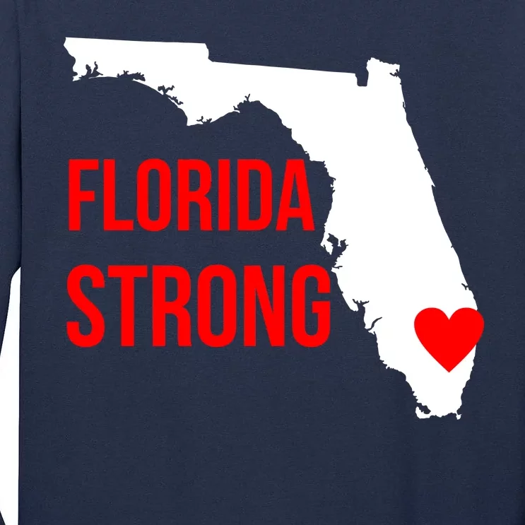 Florida Strong Hurricane Irma Support Tall Long Sleeve T-Shirt