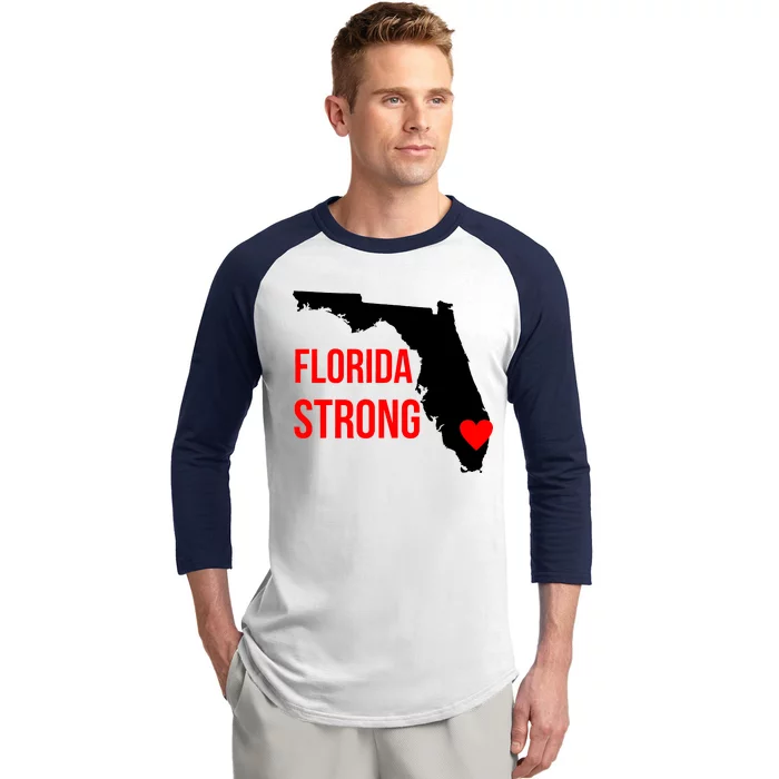 Florida Strong Hurricane Irma Support Baseball Sleeve Shirt