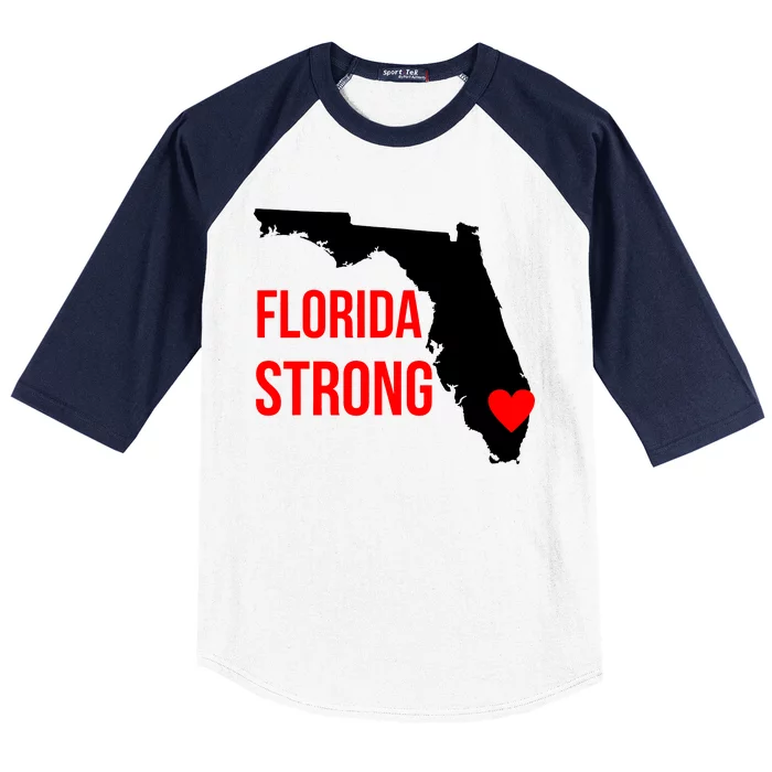 Florida Strong Hurricane Irma Support Baseball Sleeve Shirt