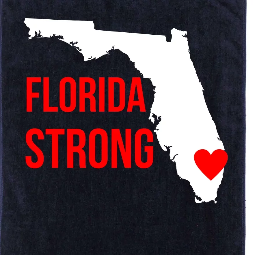 Florida Strong Hurricane Irma Support Platinum Collection Golf Towel