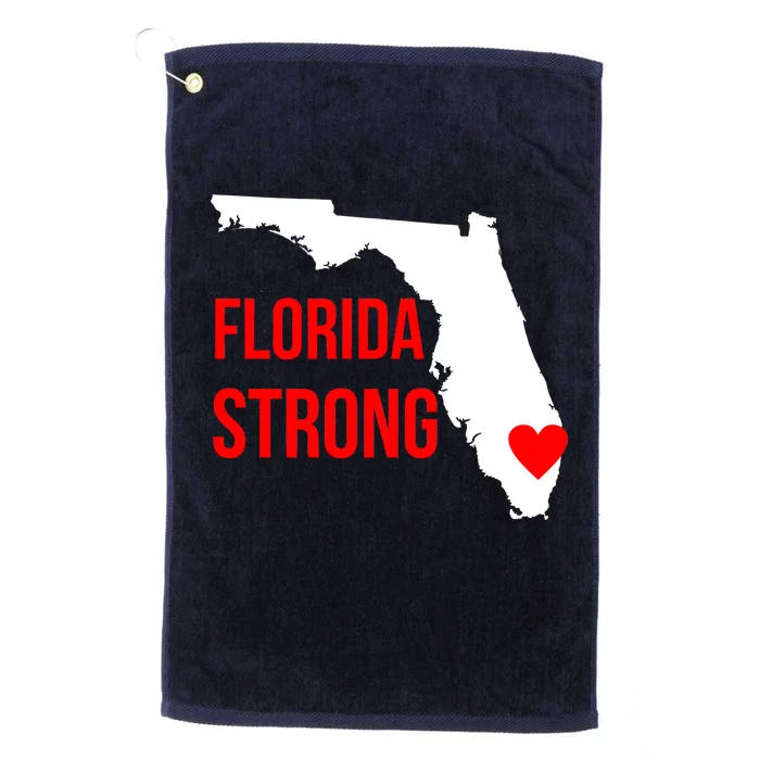 Florida Strong Hurricane Irma Support Platinum Collection Golf Towel