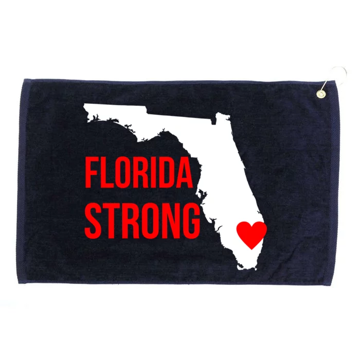 Florida Strong Hurricane Irma Support Grommeted Golf Towel