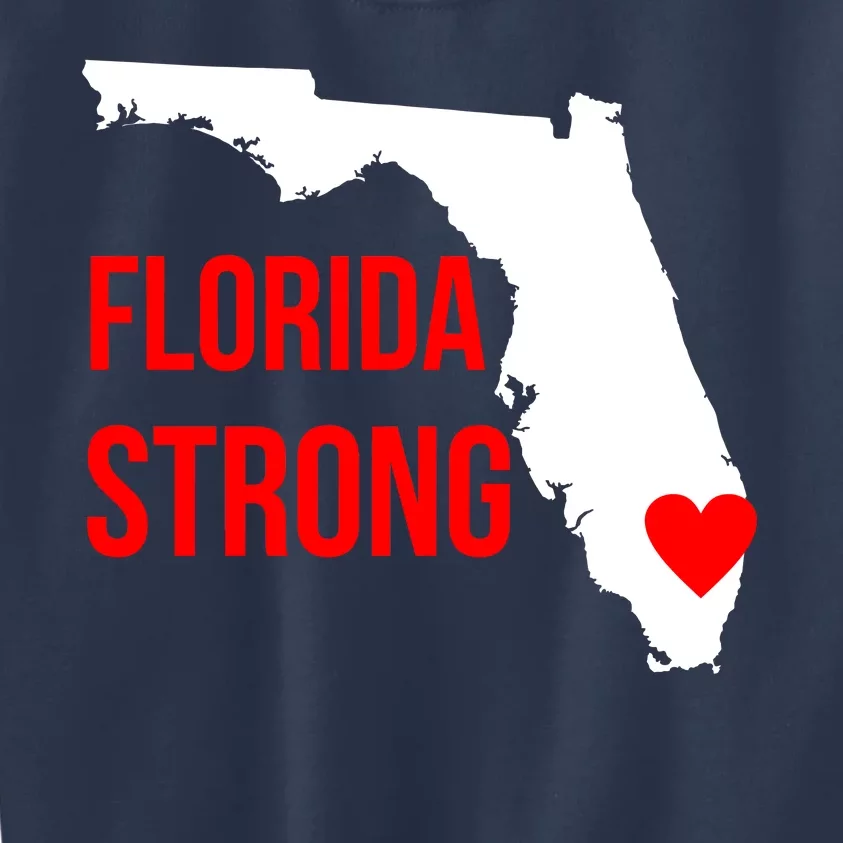 Florida Strong Hurricane Irma Support Kids Sweatshirt