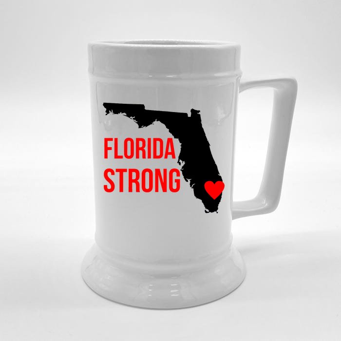 Florida Strong Hurricane Irma Support Front & Back Beer Stein