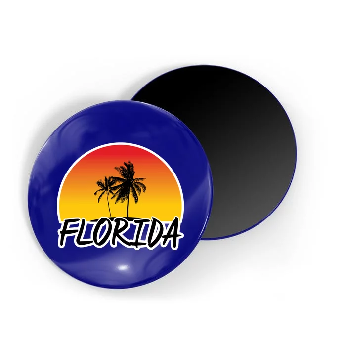 Florida Sunset Palm trees Magnet