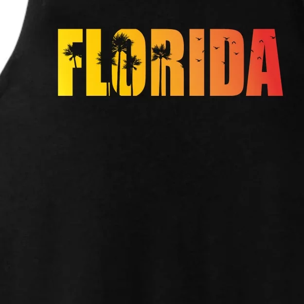 Florida Sunshine Logo Ladies Tri-Blend Wicking Tank